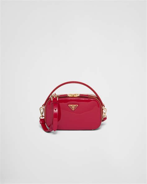 prada bag cherry red|Prada patent cherry red.